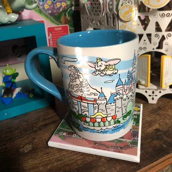 Disneyland Map Coasters (6) Handmade 4x4 Limited Edition Disney Valentine’s Day - Picture 4 of 6